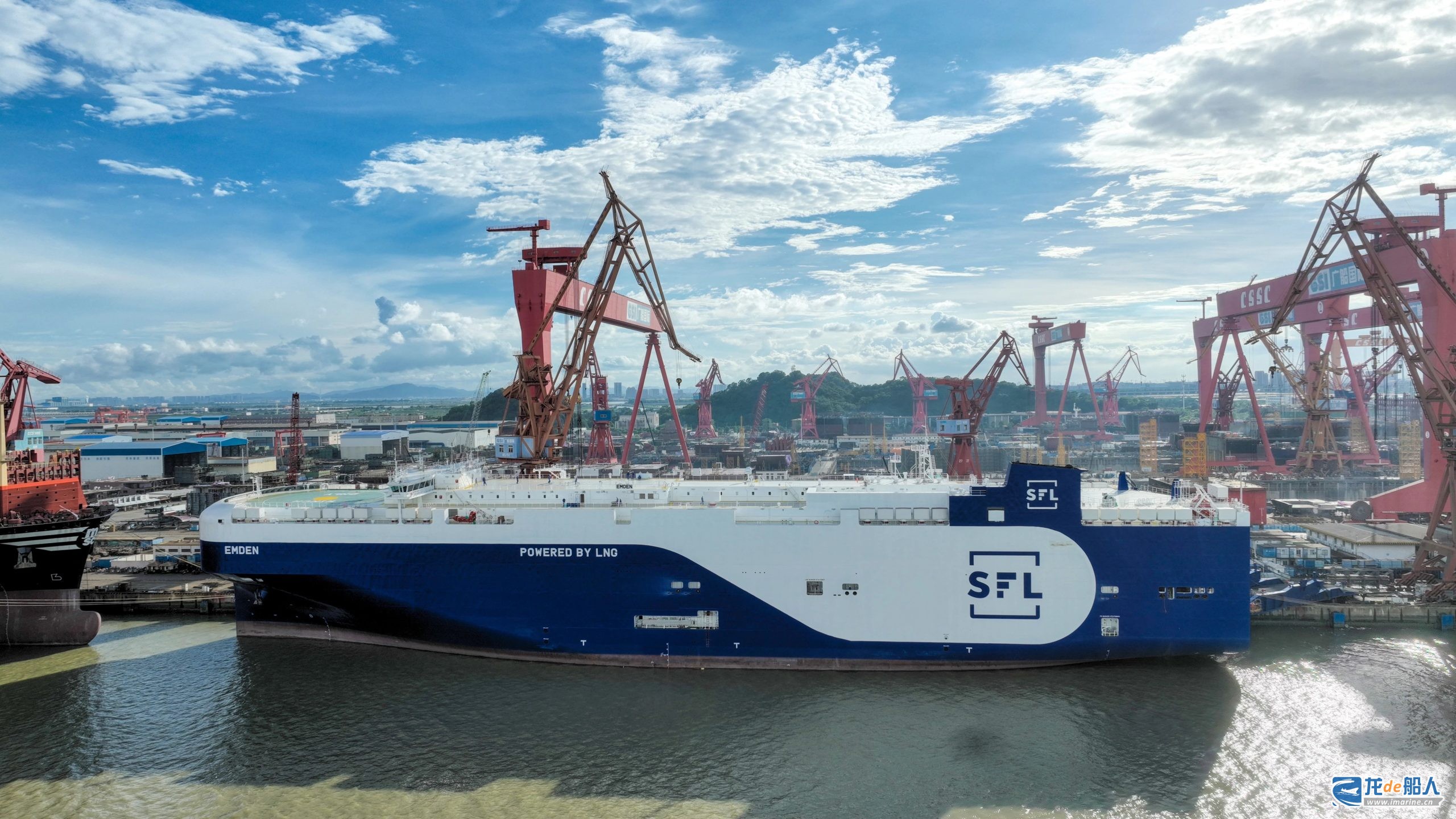 广船国际交付华南地区建造首艘双燃料汽车运输船