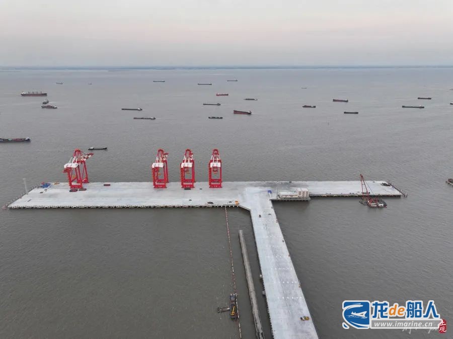 上海港罗泾港区集装箱码头改造工程即将完工