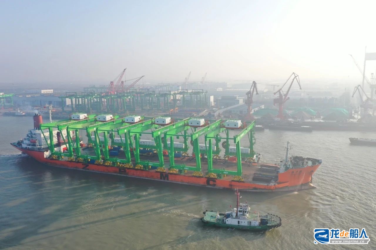 振华重工40台自动化轨道吊项目完美收官