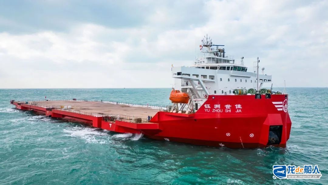 搭载国产首台套3MW吊舱的 “钰洲世佳”号归航 搭载国产首台套3MW吊舱的 “钰洲世佳”号归航