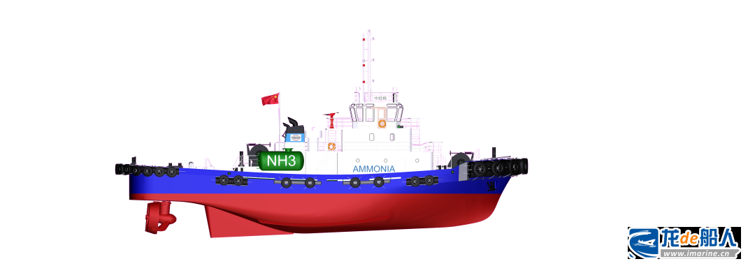 中远海运重工开建国内首个氨柴双燃料动力5500HP全回转拖轮