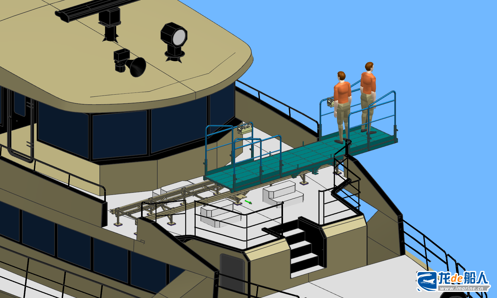 704所实船应用国内首套智能化辅助登乘系统 704所实船应用国内首套智能化辅助登乘系统