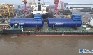 华滋能源交付液化天然气燃料罐、二氧化碳液货罐共8台船用液罐