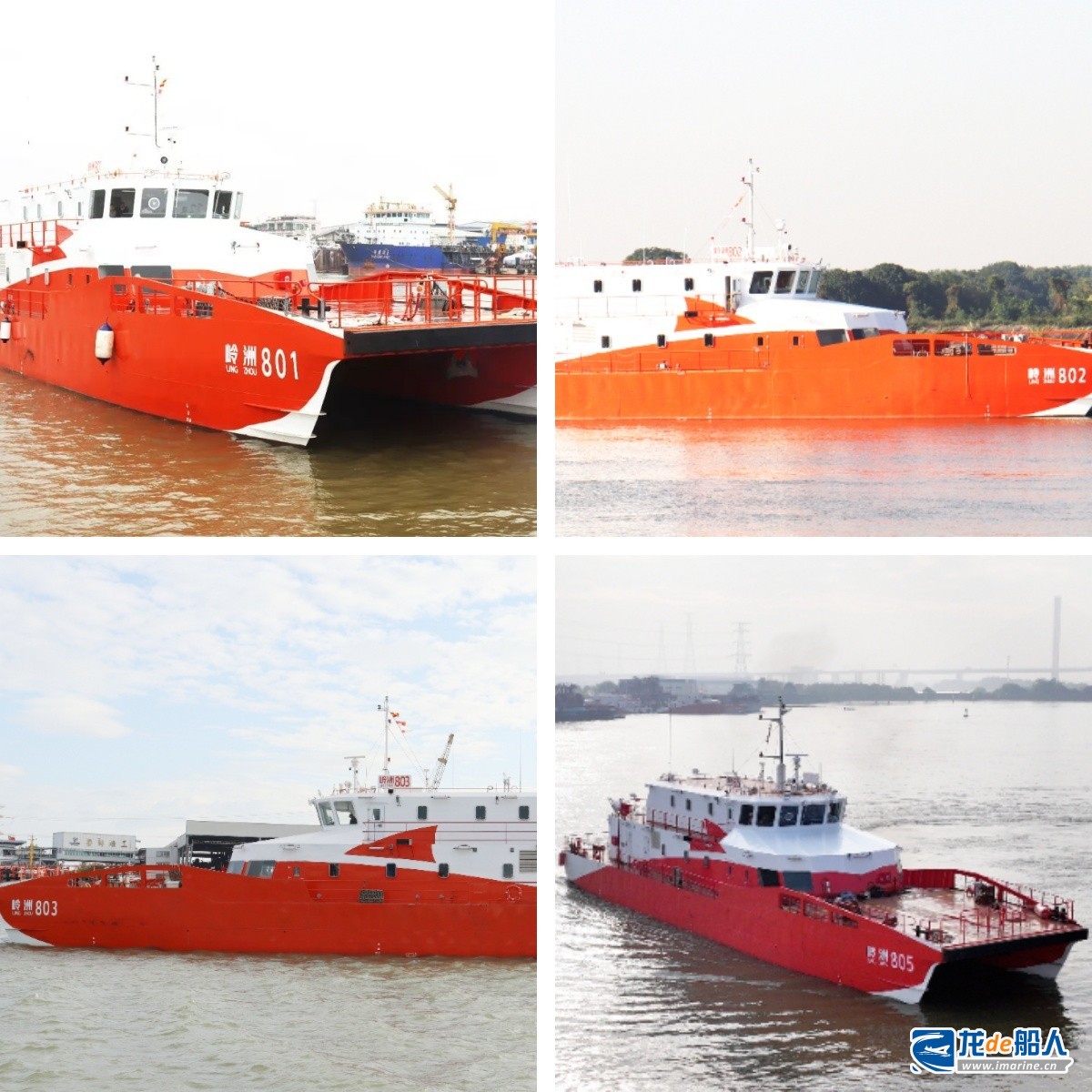 CCS助力4艘风电运维船交付 CCS助力4艘风电运维船交付