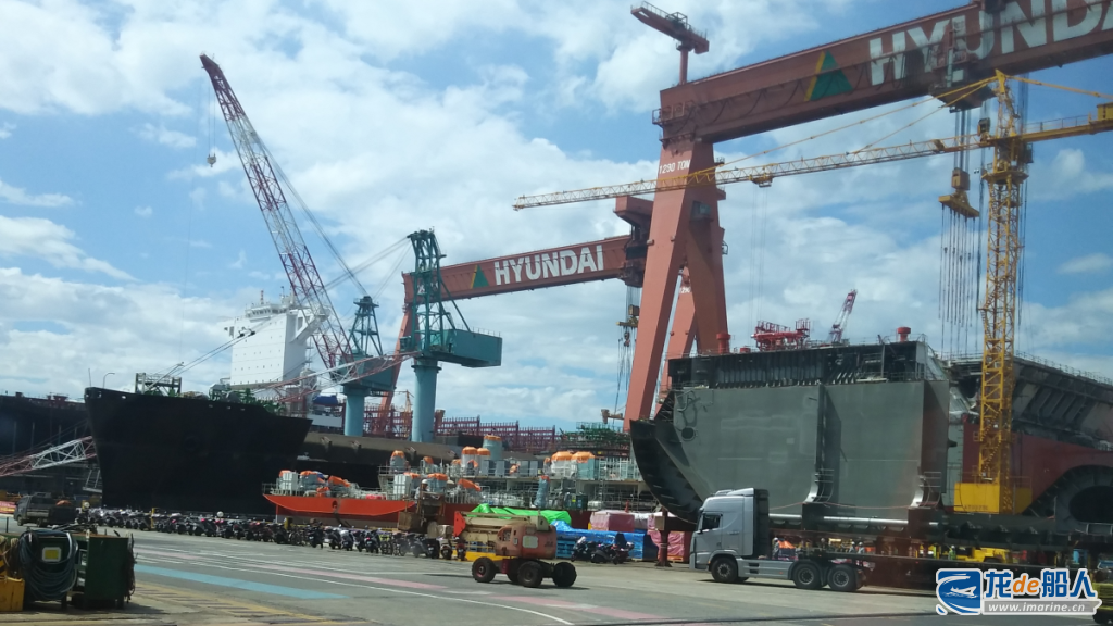 HD现代重工获1艘LNG船、6艘集装箱船-龙de船人